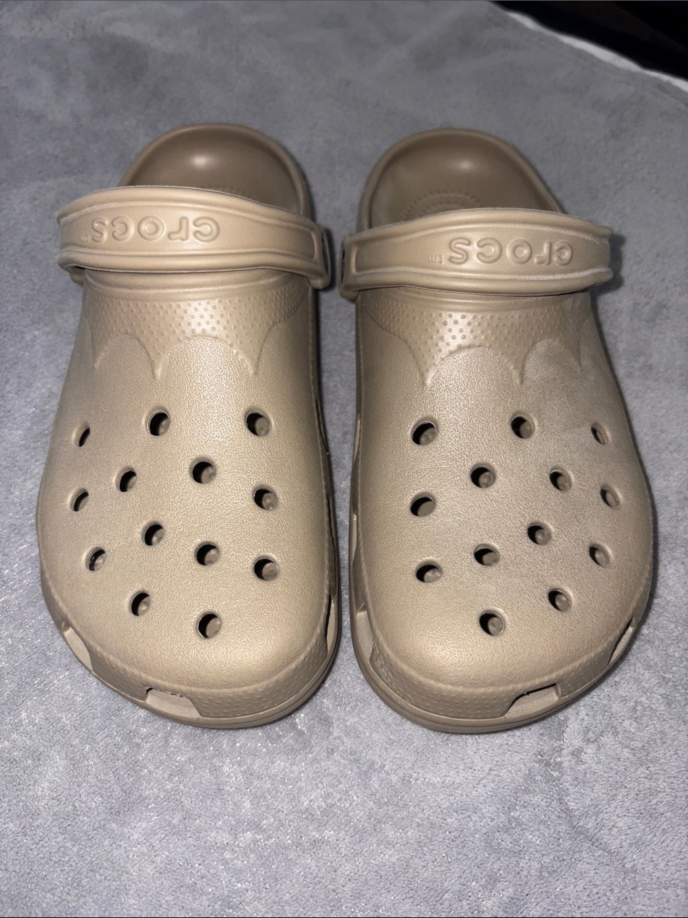 CROCS Women’s Classic Crocs in Beige Tan - Picture 2 of 5